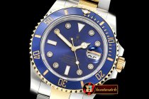 Rolex Submariner 116613 Cer YG/SS Blue Diam GMF Asia 3135