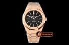 Audemars Piguet Royal Oak 15400 RG/RG Black JF V5 MY9015 Mod 3120