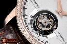 Jaeger Le Coultre Master Grande Trad. Tourb. Cylindrique RG/LE Wht Tourb