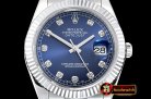 Rolex Datejust II DJ2 41mm Oyt Flt SS/SS Blue Diam BP Asia 2813