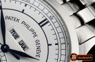 Patek Philippe Complication GMT Moonphase 5396G SS/SS Wht/Num MY9015