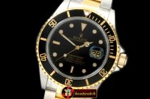 ROLSUB0149 - 16613 Black SS/YG Sub Jap M-9015