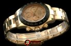 Replica Rolex Daytona 116528 YG/YG Gold Stk A-7750 Sec@6