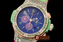 Hublot Big Bang Pop Art 38mm RG/LE Blue/Gn Bez/Case OS20 Qtz