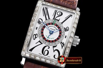 Franck Muller Long Island Vegas Edition Diam SS/LE White Asia 21