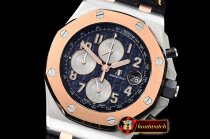 Audemars Piguet AP ROO Bucherer Edition RG/SS/LE Blue JF A3126 Mod