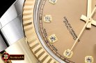 Rolex DJ2 41mm Oyst Flt 904L YG/SS Gold/Diam ARF Asia 2824