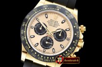 Rolex Daytona Cer Wrapped YG/RU Gold Stk BP Ult A7750 Mod