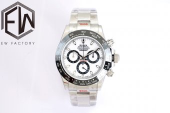 Daytona 116500 904 SS/SS White/Stk EWF Asia 7750