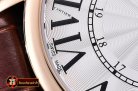 Replica Cartier Ronde Louis Cartier No Date RG/LE White Asia HW