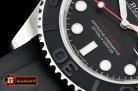 Rolex YachtMaster 116655 40mm SS/RU Black ARF SH3135 Mod