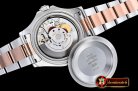Rolex YachtMaster Mens 116621 RG/SS Black JF Asia 3135 Mod