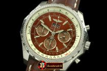 Replica Breitling Bentley 6.75 Big Date SS/LE Brown A-7750