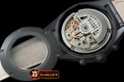 TAG0259 - Calibre 36 Flyback PVD/LE Grey/Black A-7750
