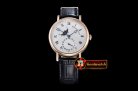 BRE063B - Classique SS Moonphase RG/LE White Miyota 9015