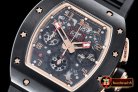 Richard Mille RM011-03 Flyback Chrono CER/DLC/RU KVF A7750 Mod