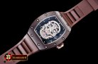 Richard Mille RM052 Diamond Skull Tourb Brown CER/RU MY9015 Mod