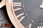 Cartier Drive De Cartier Extra-Flat RG/LE Black Jap Qtz