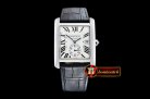 Replica Cartier Tank MC 1904 SS/LE White JF Asia 23J