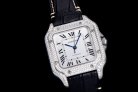 CARTIER SANTOS A8F 35mm MY9015 SS/LE DIAMOND