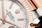 Rolex Datejust DJ2 41mm Oyt Flt RG/SS Silv/Stk BP Asia 2813