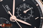 IWC Portugieser Chronograph Classic RG/LE Black YLF A7750