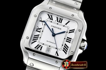Cartier Santos De Cartier 2018 Mens XL SS/SS Wht KOR V2 MY9015