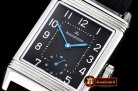 JAEGER LE COULTRE JL Reverso Automatic SS/LE Black/Num Asia 2824
