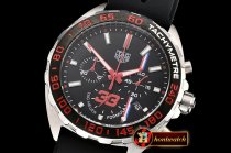 Tag Heuer Tag F1 Aston Martin "33" SS/RU Blk (Blk) Black VK Qtz