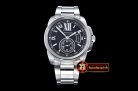 Best Quailty Cartier Cartier De Calibre SS/SS Black JF Miyota 82