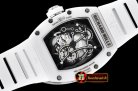 Replica Richard Mille RM055 White Bubba Watson White Cer Wht CER