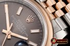 Rolex DateJust 36mm Jub Dome RG/SS Grey/Stk BP A2813