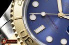 Rolex YachtMaster 116613 40mm 904L YG/SS Blue GMF A3135