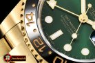 Rolex GMT Master II 116718LN YG/YG Grn BP Asia 3186 CHS