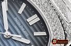Patek Philippe Nautilus Mens 40mm Diams SS/SS Blue Sticks MY9015 Mod