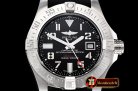 Breitling Avenger II Seawolf SS/RU Blk Num Stk GF V2 Asia 2836