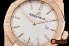 Audemars Piguet Royal Oak 33mm Frosted RG/RG White JHF V2 Swiss Qtz