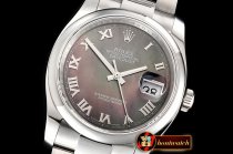 Rolex DateJust 36mm Oyst Dm 904L SS/SS Blk MOP/R GMF SA3135