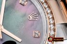 Replica Rolex DateJust Midsize 31mm RG/SS Blk MOP Diam BP Asia 2