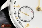 IWC Portuguese Hand-Wound Ref.IW5454 SS/LE Wht/Wht A6497