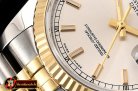 Rolex Datejust Man DJ 36mm Jub Flt 904L YG/SS Silv Wht ARF A3135 Mod