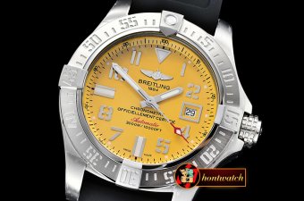 Breitling Avenger II Seawolf SS/RU Yellow Num/Stk GF Asia 2836