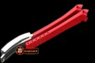 ROLACC021B - Red Rubber Strap 20/18 with Insignia Clasp