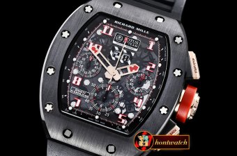 Richard Mille RM011 Felipe Massa LE DLC/VRU Black/Red A7750