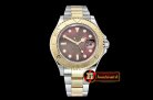 Rolex YachtMaster 116613 40mm 904L YG/SS Bwn MOP GMF A3135