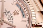 Rolex Daydate 36mm Flt RG/RG Rose Gold Roman BP Swiss 2836