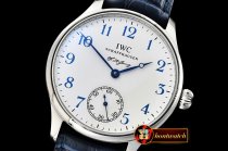 IWC FA Jones Ltd Ed SS/LE Wht/Blue Num Asia 6498