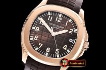 Patek Philippe Aquanaut Ref.5167R RG/RU Black/Num ZF 1:1 MY9015 Mod