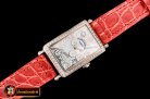 Franck Muller Long Island Peony DIAM/SS/LE (Red) White MOP Swiss Qtz