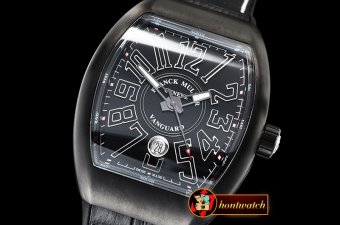 Franck Muller Vanguard PVD/LE/RU Black/Num Asia 2892